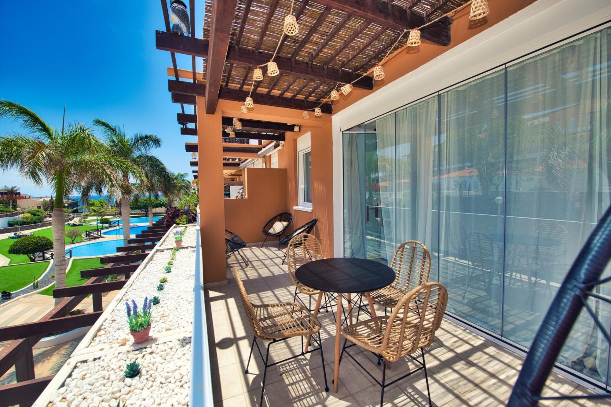 Ocean View Perfect Sunset Apartment, 4 Rooms 137M2, Wifi & Bbq San Miguel de Abona Exterior photo